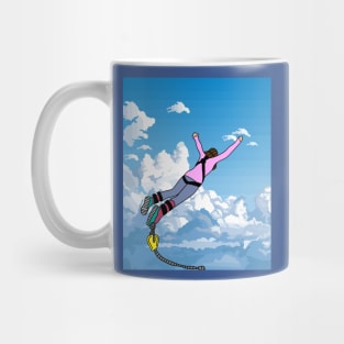 Bungee Jumping Jump To Freedom Mug